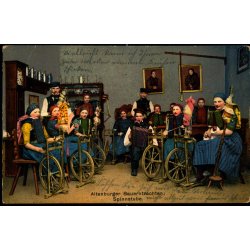 Feldpost - Crimmitschau  11 - 11 -16 - Til Elbing - Billedside : Alterburger Bauerntrachen.