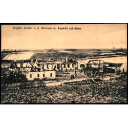 Abgebr. Geh�ft h.d. Schanzen Aussicht auf Alsen - u/n - Ubrugt