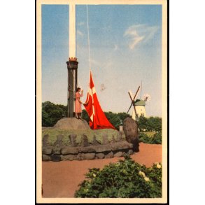 Flaget hejses ved Dybb�l-M�lle - Stender 5 - Ubrugt