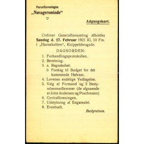 Parcelforeningen Nragersminde - Kbh.K  - u/n - Brugt.