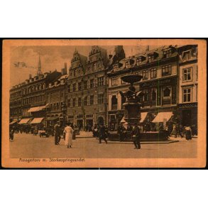 Amagertorv m. Storkespringvandet - Wedel & Larsen u/n - Brugt