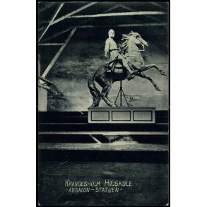 Krabbesholm H�jskole - Absalon - Statuen - Rydtofts Bogh. J.J.N. 5358 - Brugt