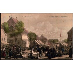 En Markedsdag i Fredericia - H.J. Hammer Pinx - W&M u/n - Brugt