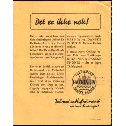 Danske Ph�nix - Pr�miekvittering - 1945