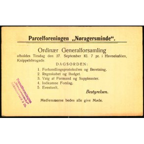 Parcelforeningen Nragersminde - Kbh.K  - u/n - Brugt.