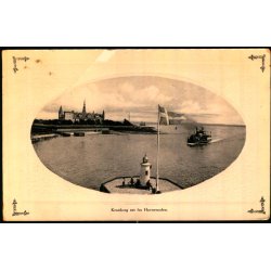 Kronborg set fra Havnemolen - V. M�ller 5 - Brugt