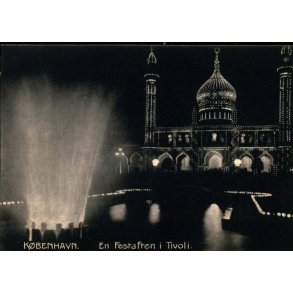 Kbenhavn - En Festaften i Tivoli - C.F. 34