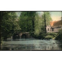 Broen ved Arres�dal - A. Jensens Bogh. 7034 - Brugt