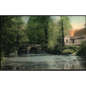 Broen ved Arres�dal - A. Jensens Bogh. 7034 - Brugt