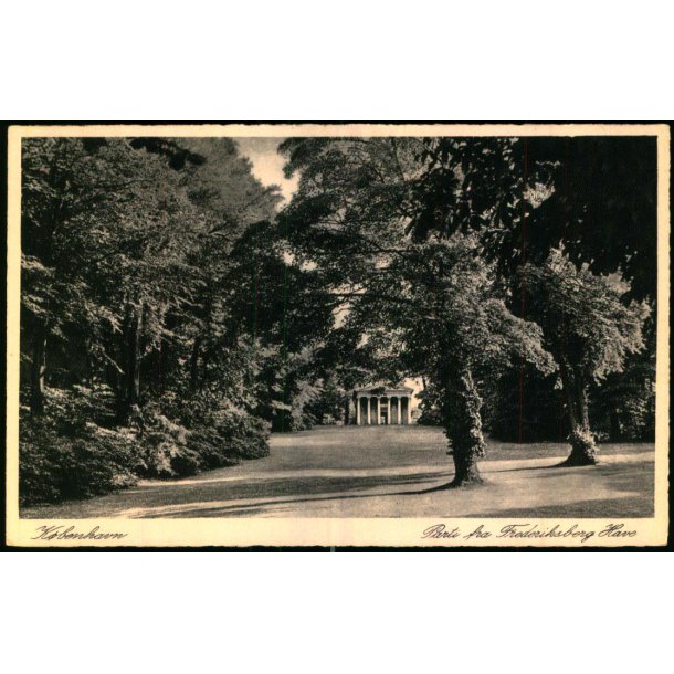 Kbenhavn - Parti fra Frederiksberg Have - Rudolf Olsen 324 - Ubrugt