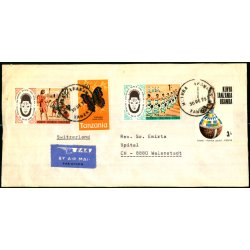 Luftpost Brev fra Tanzania til Schweitz - 30 - 12 - 75