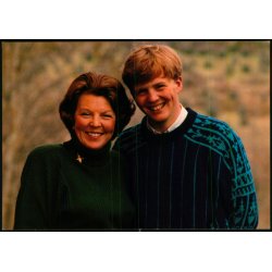 Dronning Beatrix - Prins Willem Alexander - Holland - spanjersberg 019 - Ubrugt