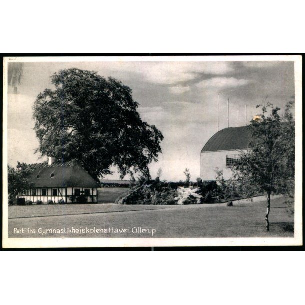 Parti fra Gymnastikh�jskolens Have i Ollerup - Ollerup Bogh. 75035 - Ubrugt