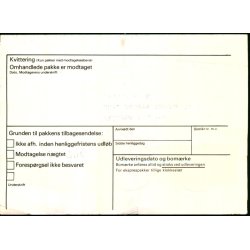 Adressekort fra Tranehuse - Vrdipakke 10.000 kr. - 2 x 3 kr og 1o kr.  Rigsvben 2x80 Blge