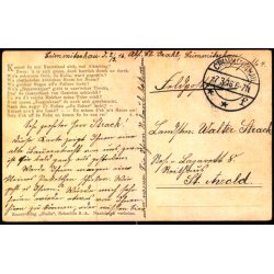 Feldpost - Crimmitschau  7 - 3 -16 - Til St. Tvold - Billedside : Gruss aus dem Alterburger-Garde