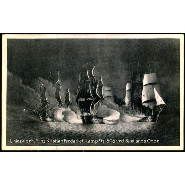 Linieskibet "Prins Kristian Frederiks Kamp 1808 ved Sjllands Odde - Ubrugt