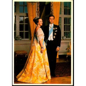 Dronning Margrethe II og Prins Henrik. - Grnlund T. 23 - Ubrugt
