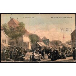 En Markedsdag i Fredericia - H.J. Hammer Pinx - W&M u/n - Brugt