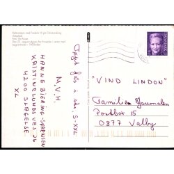 Rytterstatue med Frederik VII p Christiansborg Slotsplads - Post u/n