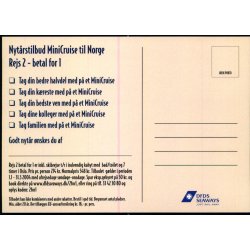 DFDS Seaways - Godt Nytr - MiniCruse til Norge - u/n - Ubrugt