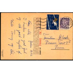 Thora Lund - Bl� Pigespejderes Julelotteri - u/n - Brugt