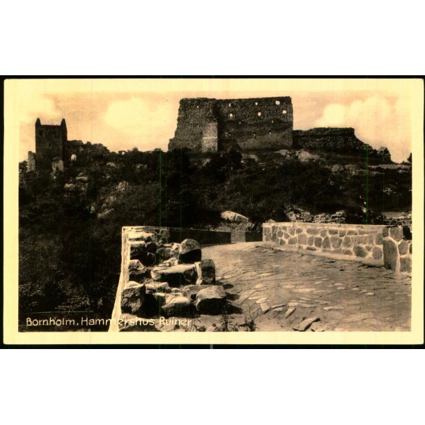 Bornholm - Hammershus Ruiner - Colbergs Bogh. 600 - Ubrugt