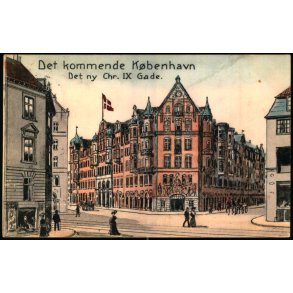 Det kommende Kbenhavn - Det ny Chr. IX Gade - Stender 12888 - Brugt
