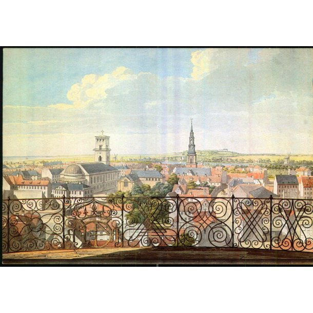 Udsigt fra Rundet�rn  - K�benhavns Bymuseum u/n - Ubrugt