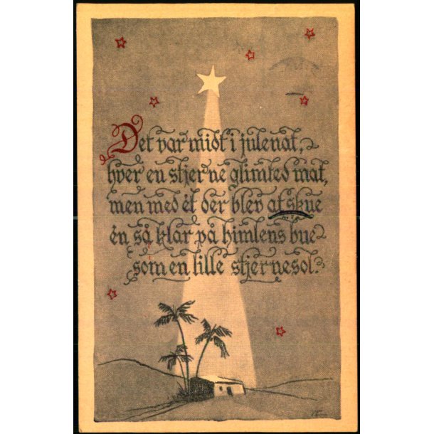 Thora Lund - Bl� Pigespejderes Julelotteri - u/n - Brugt