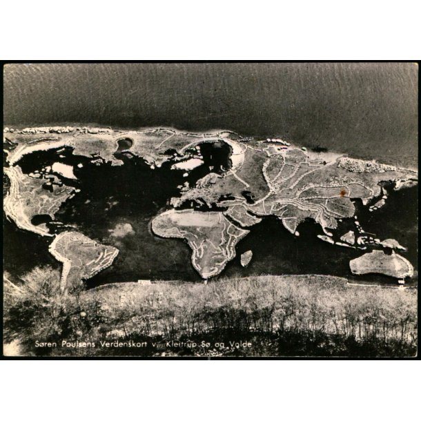 S�ren Poulsens Verdenskort v. kleistrup S� og Volde - Sylvest Jensen u/n - Luftfoto 