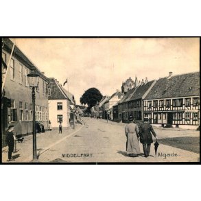Middelfart - Algade - Carl S. Ladehoffs Bogh. 12628 - Ubrugt