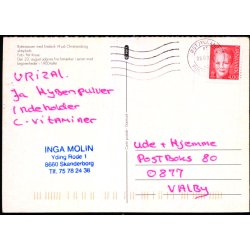 Rytterstatue med Frederik VII p Christiansborg Slotsplads - Post u/n