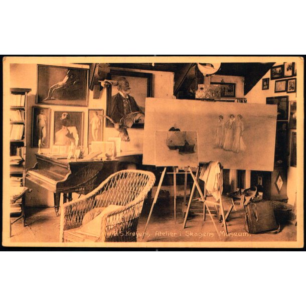 P .S. Kryers Atelier i Skagen Museum - Skagen Museum 25367 - Ubrugt