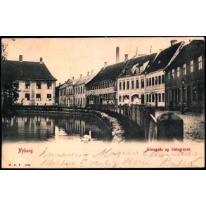 Nyborg - Slotsgade og Slotsgraven - W.K.F. 1094 - Brugt
