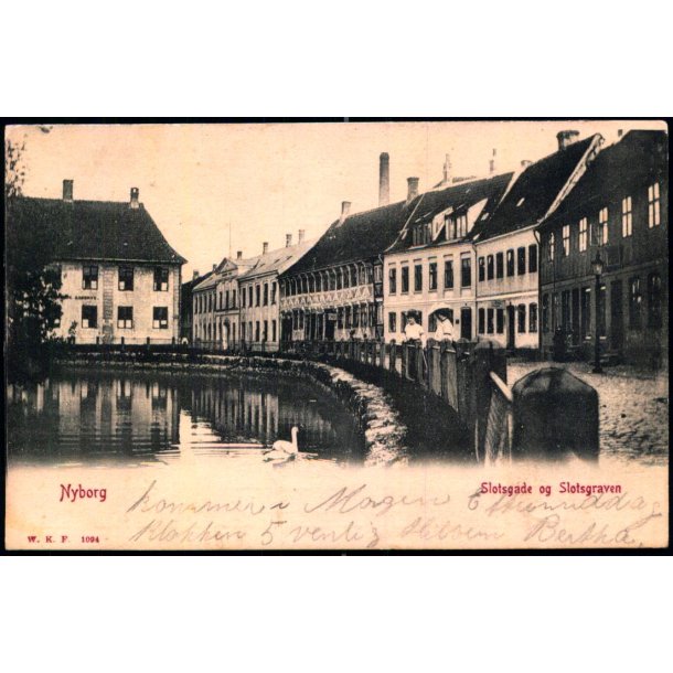 Nyborg - Slotsgade og Slotsgraven - W.K.F. 1094 - Brugt
