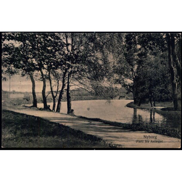 Nyborg - Parti fra Anl�get - Peter Alstrup 7109 - Brugt