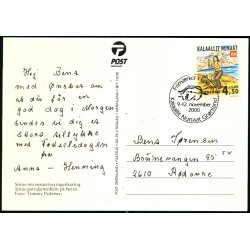 Sirius-patruliemedlem p farten - Post Greenland 132/00 - Brugt