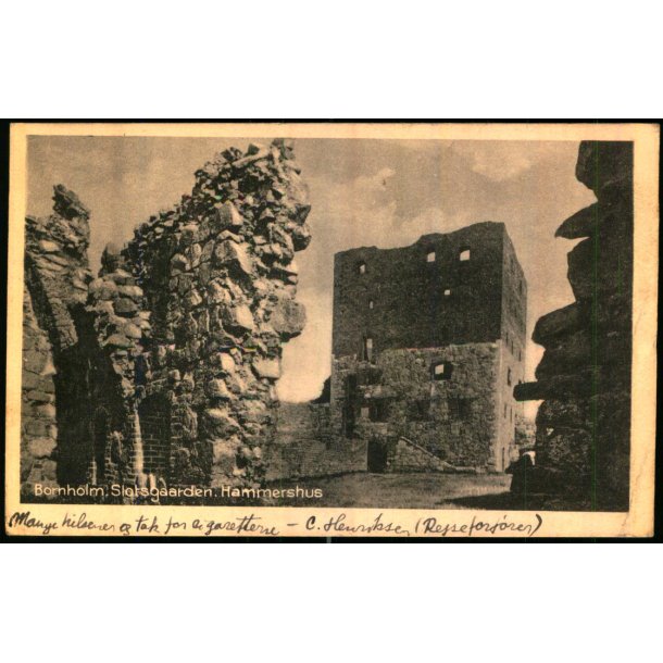 Bornholm - Slotsgaarden - Hammershus - Eneret 121 - Brugt