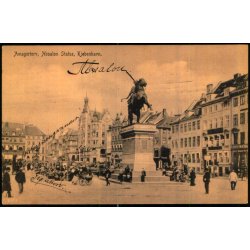 Amagertorv - Absalons Statue - Kj�benhavn - K. 8673 - Brugt