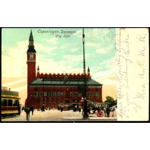 Copenhagen. Denmark - City Hall - Axel Eliassens Kunstforlag - Stockholm u/n