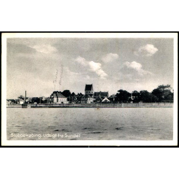 Stubbek�bing set fra Sundet - Niels Bruuns Bogh. 66702 - Ubrugt