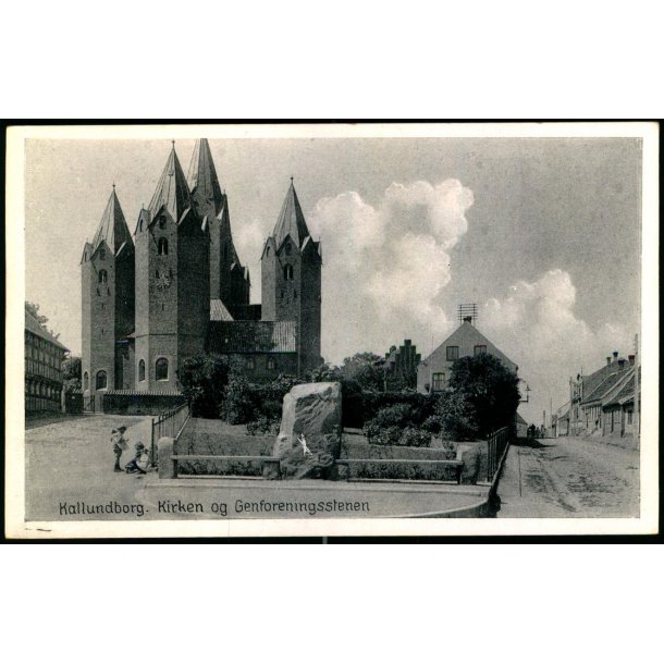 Kalundborg - Kirken og Genforeningsstenen - Stender K. 26 - Ubrugt