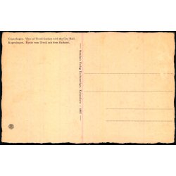 Kbenhavn - Raadhuset set fra Tivoli - Stender 4002 - Ubrugt