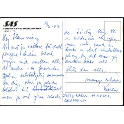 SAS - Convair CV - 440 Metropolitan - u/n - Ubrugt