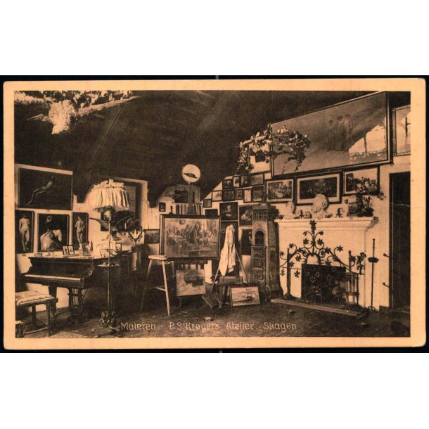 Maleren P .S. Kryers Atelier - Skagen - V. Berg 58724 - Ubrugt