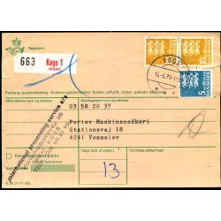 Adressekort fra Kge - 5 og 2x10 kr. Rigsvben - 14 - 6 - 79