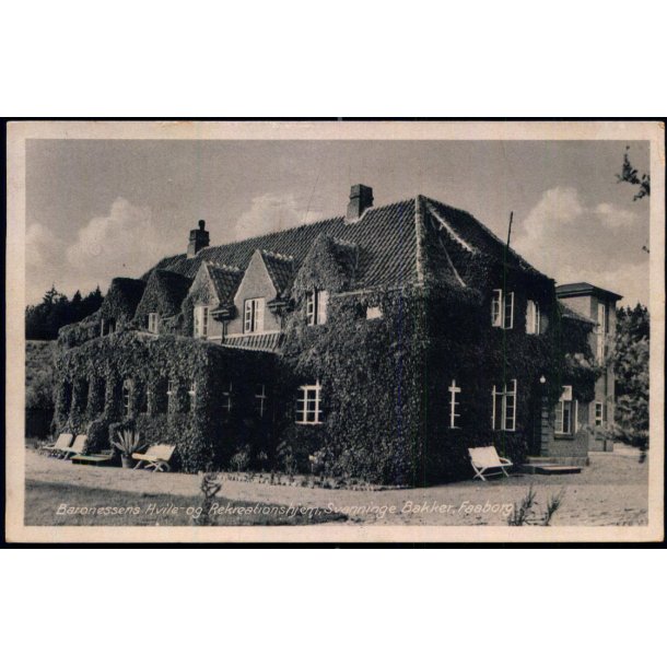 Baronessens Hvile og Rekreationshjem - Svanninge Bakker - Faaborg - Ole Bagers Bogh. 80252 - Brugt