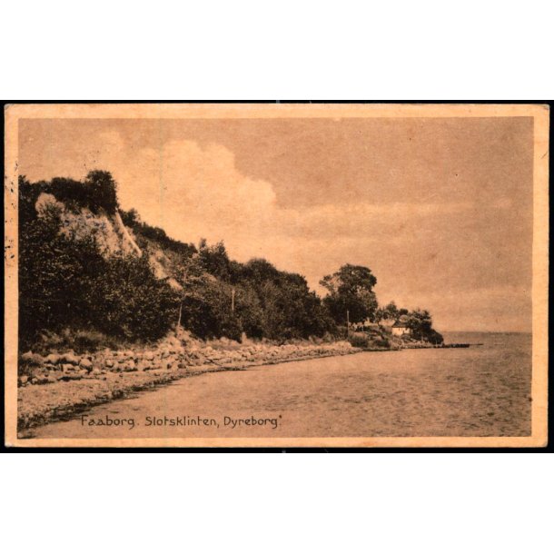 Faaborg - Slotsklinten - Dyreborg - F.C. Alstr�ms Bogh.  33576 - Brugt