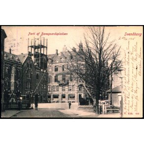 Svendborg - Parti af Banegaardspladsen - A.V. 666 - Brugt