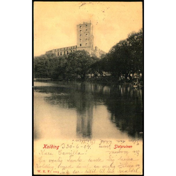 Kolding - Slotsruinen - W.K.F. 1113 - Brugt